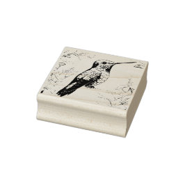 Kolibri Art Nouveau Gummistämpel Stämpel