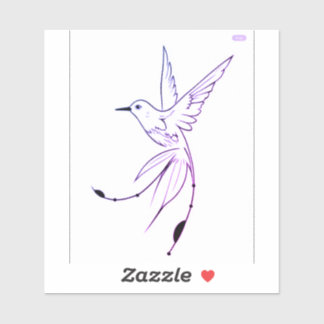 Kolibri dekal tatuering stil