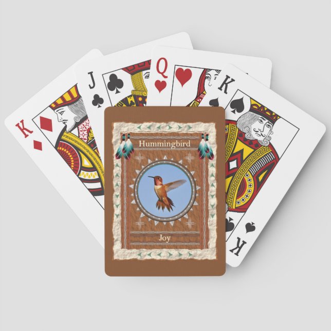 Kolibri Glädje Energi Casinokort (Baksidan)
