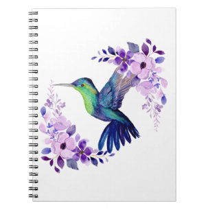 Kolibri Journal Blomma Anteckningsbok