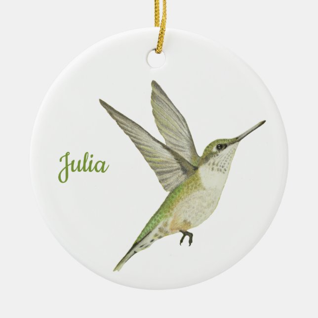 Kolibri Julgransprydnad Keramik (Framsidan)