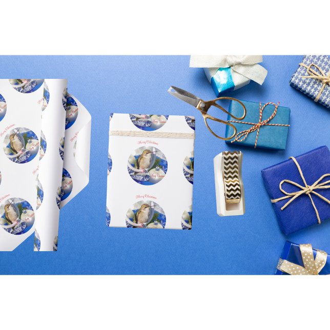 Kolibri julklappspapper presentpapper (Skapare uppladdad)