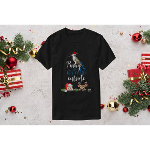 Kolibri julskjorta-Baby det är kallt ute T Shirt