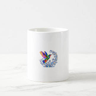 Kolibri Juvelfontän av gnistrande färger Kaffemugg
