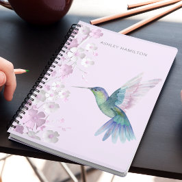 Kolibri Körsbärsblomning Anteckningsbok
