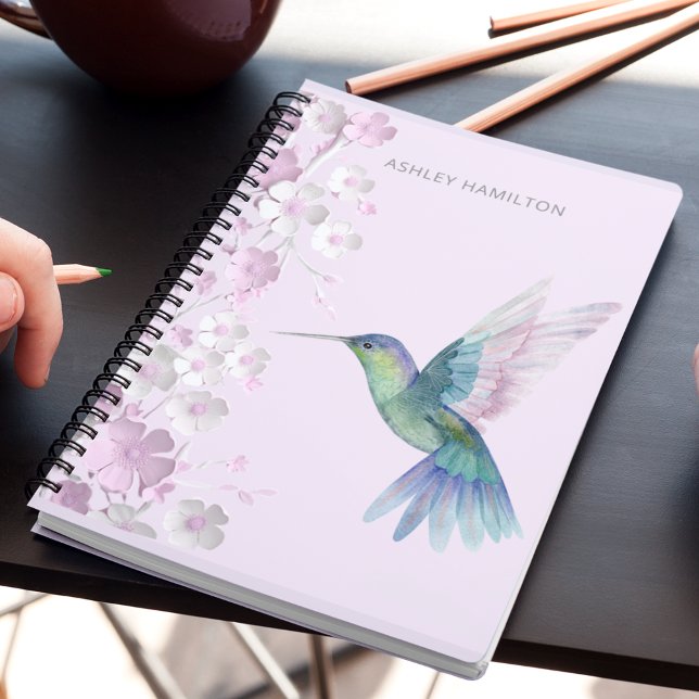Kolibri Körsbärsblomning Anteckningsbok (Skapare uppladdad)