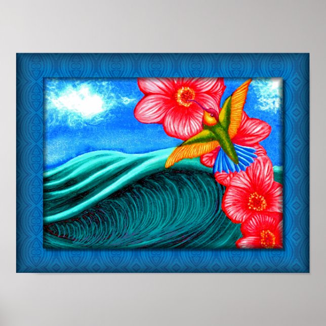 Kolibri Ocean Poster (Framsidan)