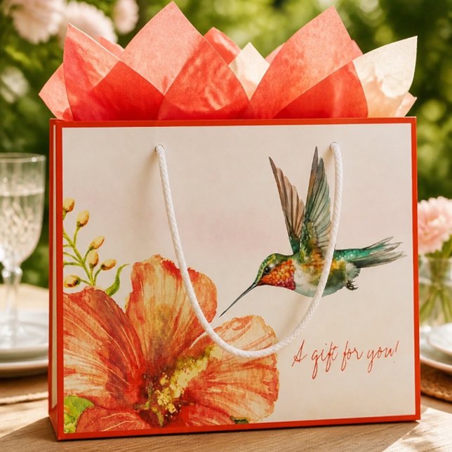 Kolibri och Hibiskusblomma  (Skapare uppladdad)