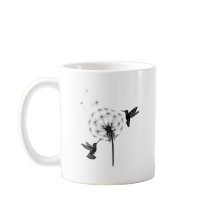 Kolibri och maskrosblomma Naturkonst