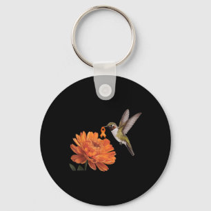 Kolibri Solros Tusenskönor Orange Band Leukemi Nyckelring