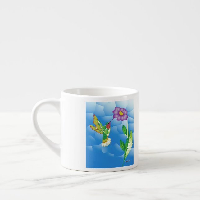 Kolibri: Stilisertad Espressomugg (Vänster)