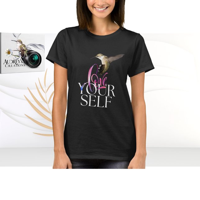 Kolibri T-Shirt Älska dig själv (Skapare uppladdad)