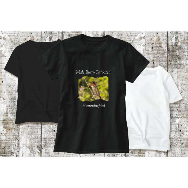 Kolibri T-Shirt Manlig Rubin-Strupig (Skapare uppladdad)