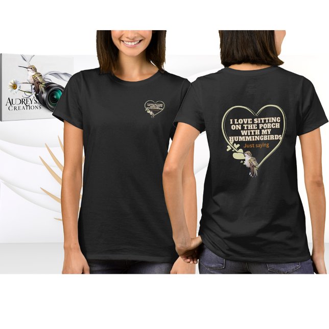 Kolibri T-Shirt Svart (Skapare uppladdad)