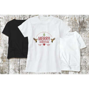 Kolibrie jul t-shirt vit