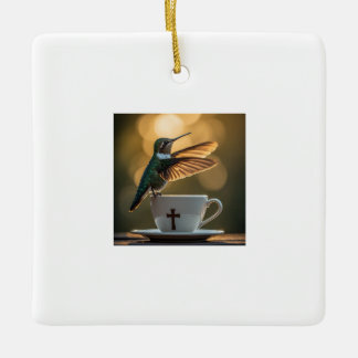 Kolibrie Keramik Ornament
