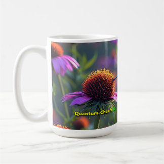 Kolibrier älskar Echinacea 01 Kaffemugg
