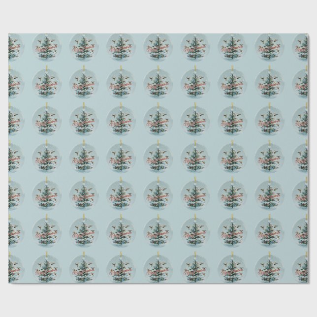 Kolibrier, Design Presentpapper (Platt)
