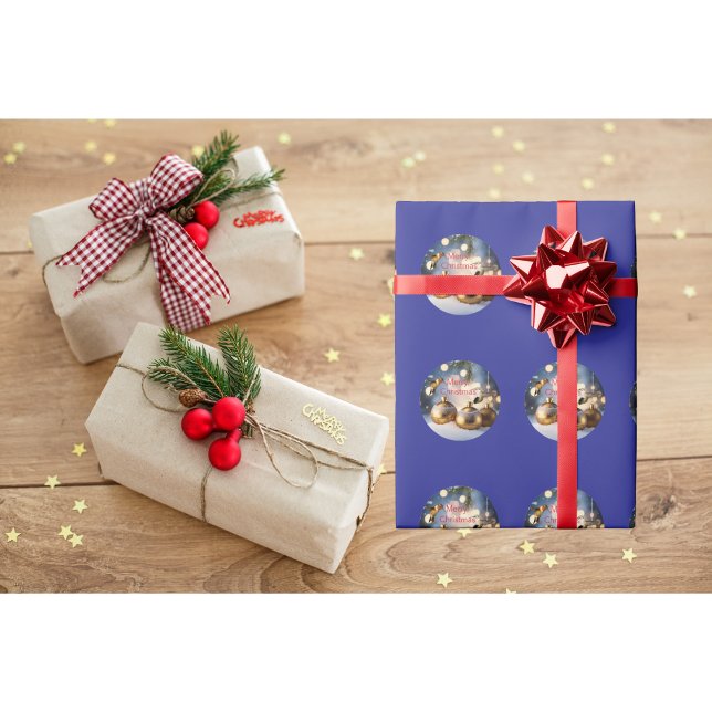 Kolibriflikig julpresentpapper presentpapper (Skapare uppladdad)