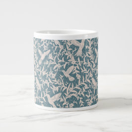 Kolibrifoliot blå jumbo mugg