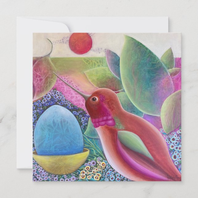 Kolibrins fantasifulla konst (Framsida)