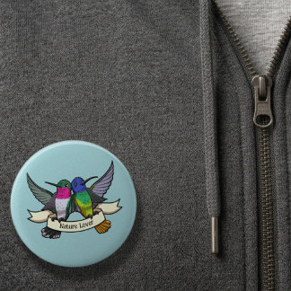 Kolibris Anpassad Text Fåglar som håller band Kons Knapp