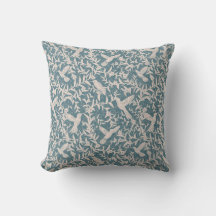 Kolibris blad blå vintage 