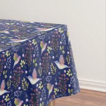 Kolibris och blommor Mönster Anpassad bakgrund