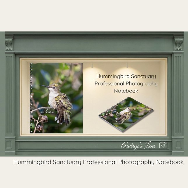 Kolibrisankar Professioneell Fotografering  Anteckningsbok (Skapare uppladdad)
