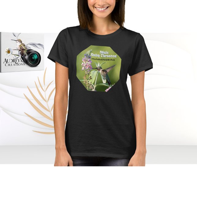 Kolibriskorta - han med rubinröd strupe t shirt (Skapare uppladdad)
