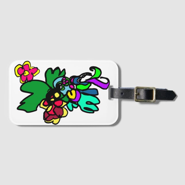 Kolibristil  bagagebricka (Framsida horisontal)