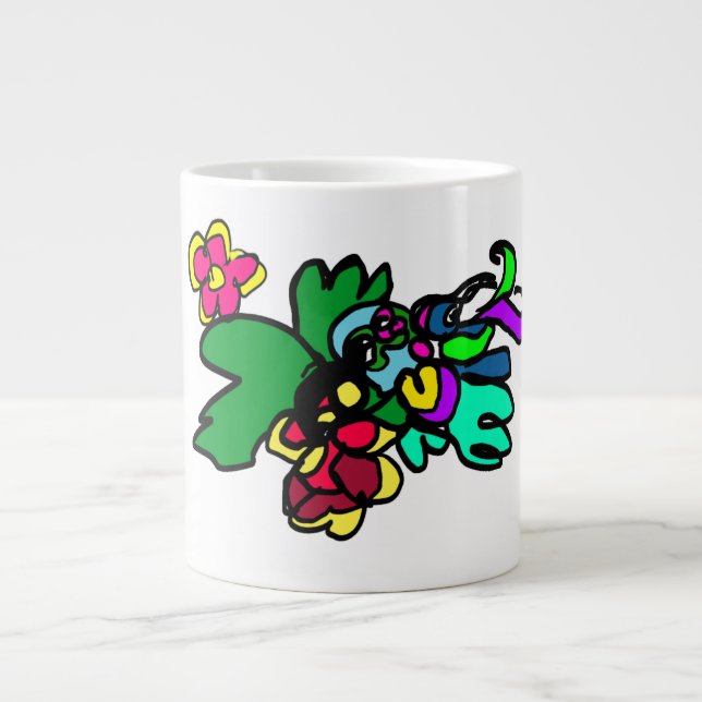 Kolibristil  jumbo mugg (Framsidan)