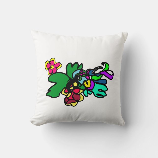 Kolibristil  kudde (Framsida)