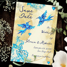 Kolikibri Barock Guld Elegans Mexikansk Bröllop