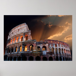 Koliseum i det antika Rom Poster