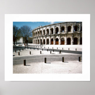 Koliseum i Nimes Fine Art Ligge Poster