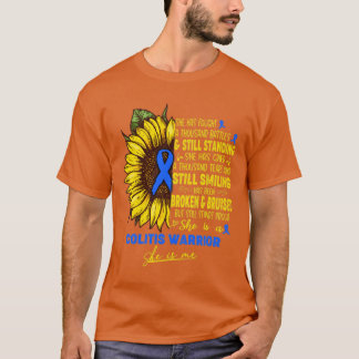 Kolitis Awareness Hon är en Colitis Warrior T Shirt