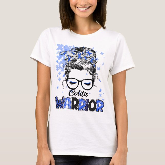 Kolitiskrigare Kvinnor Flickor Överlevare T Shirt (Framsida)