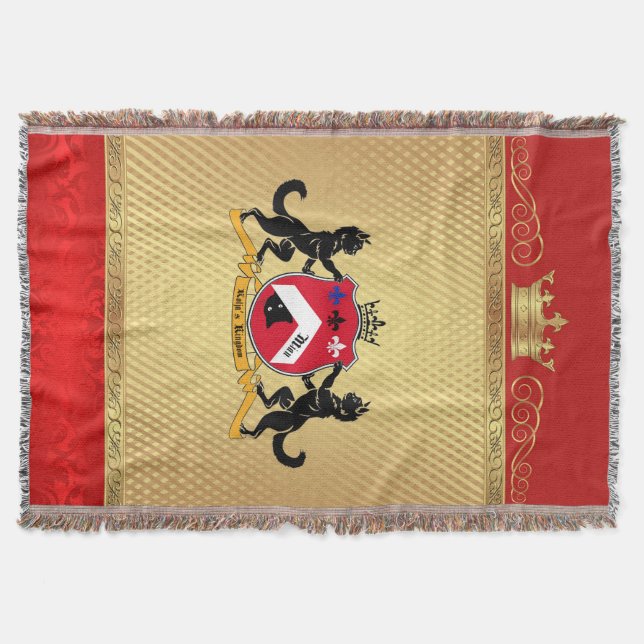 Koljas kungarike Royal kastfilt! Filt (Framsidan)