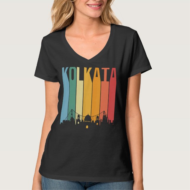 Kolkata Calcutta Väster Bengal India Bengali Cultu T Shirt (Framsida)