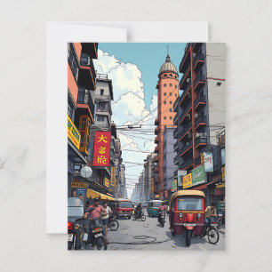 Kolkata, Indien, centrala Keepsaki Souvenir Vykort