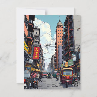 Kolkata, Indien, centrala Keepsaki Souvenir Vykort