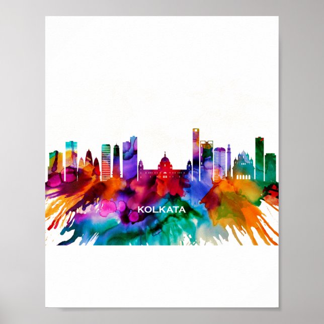 Kolkata Skyline Poster (Framsidan)