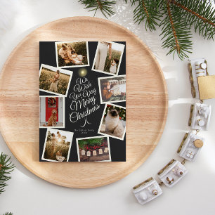 Kolkol Mycket God jul fotokollage för Träd Julkort