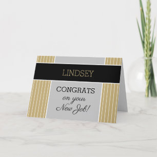 Kolla! Anpassningsbar Gratulerar på nytt jobbkort! Kort