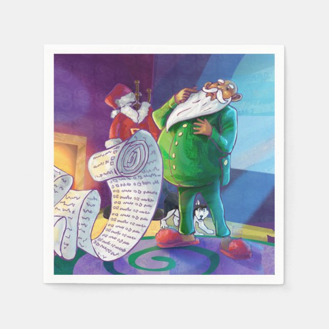 Kolla det två gånger. pappersservett (Framsidan)