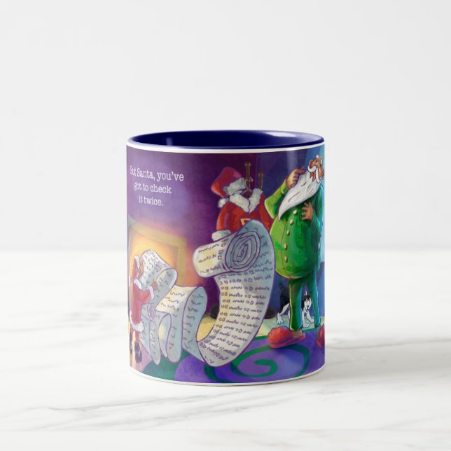 Kolla det två gånger. Två-Tonad mugg (Center)