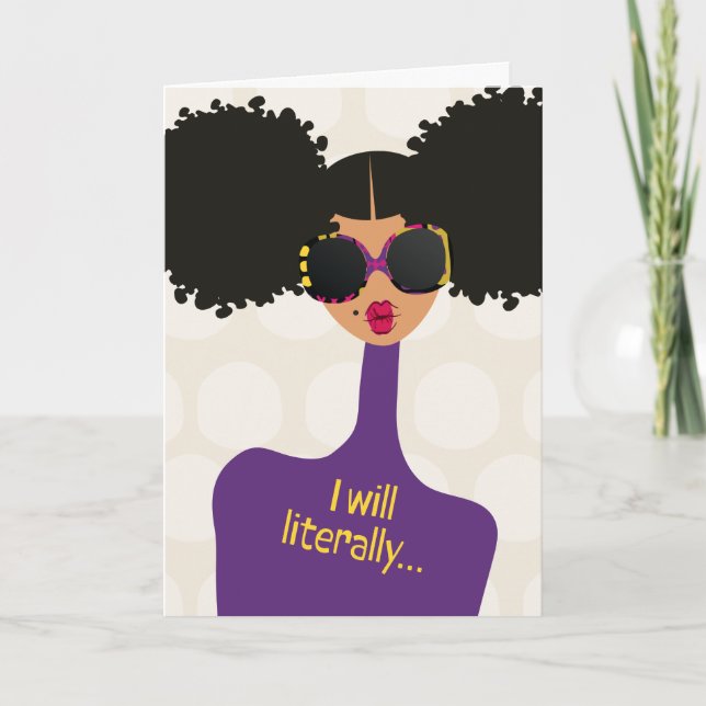 Kolla dina starka vänner - jag ska bokstavligen tack kort (Framsida)