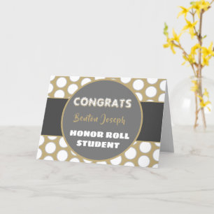 Kolla! Gratulerart hedersbevis Kort