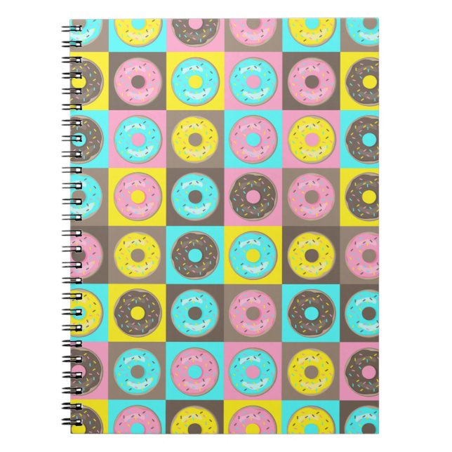 Kolla in Donuts! Anteckningsbok (Framsidan)